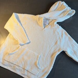 Hanna Andersson White Sweater Hoodie